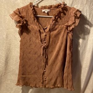 Mauve blouse
